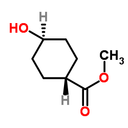 反-4-羟基环己烷甲酸甲酯结构式