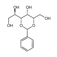 2,4-O-亚苄基-D-葡萄糖醇结构式