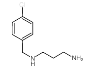 N-(4-氯苄基)-1,3-丙二胺结构式