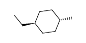trans-1-ethyl-4-methylcyclohexane Structure