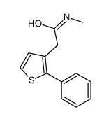 N-methyl-2-(2-phenylthiophen-3-yl)acetamide Structure