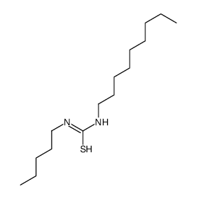 1-nonyl-3-pentylthiourea Structure
