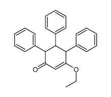 3-ethoxy-4,5,6-triphenylcyclohex-2-en-1-one Structure