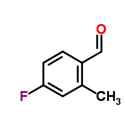 4-氟-2-甲基苯甲醛结构式