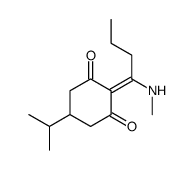 2-[1-(methylamino)butylidene]-5-propan-2-ylcyclohexane-1,3-dione结构式