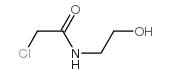 Chloro-N-(2-hydroxyethyl)acetamide结构式