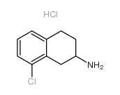 8-氯-1,2,3,4-四氢-萘-2-胺盐酸盐结构式