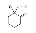 1-chloro-2-oxocyclohexane-1-carbaldehyde结构式