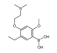 [4-[2-(dimethylamino)ethoxy]-5-ethyl-2-methoxyphenyl]boronic acid Structure