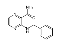 3-(benzylamino)pyrazine-2-carboxamide Structure