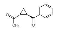 Ethanone,1-[(1R,2R)-2-benzoylcyclopropyl]-, rel-结构式