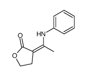 3-<1-(N-phenylamino)-ethylidene>-4,5-dihydro-2(3H)-furanone Structure
