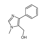 (1-甲基-4-苯基-1H-咪唑-5-基)甲醇结构式