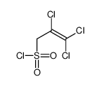2,3,3-trichloroprop-2-ene-1-sulfonyl chloride结构式