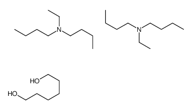 hexane-1,6-diol, compound with N-ethyldibutylamine (1:2)结构式