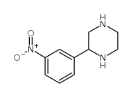 2-(3-硝基苯基)哌嗪结构式