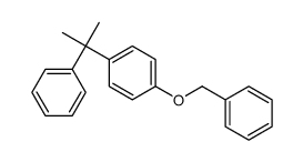 1-benzyloxy-4-(1-methyl-1-phenylethyl)benzene结构式