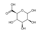 (2S,3S,4S,5S)-3,4,5,6-tetrahydroxyoxane-2-carboxylic acid结构式