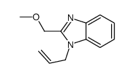 2-(methoxymethyl)-1-prop-2-enylbenzimidazole Structure