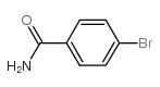 Benzamide, 4-bromo- Structure