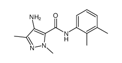 1H-Pyrazole-5-carboxamide,4-amino-N-(2,3-dimethylphenyl)-1,3-dimethyl-结构式