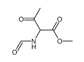 Butanoic acid, 2-(formylamino)-3-oxo-, methyl ester (9CI) Structure