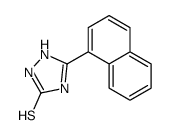 5-naphthalen-1-yl-1,2-dihydro-1,2,4-triazole-3-thione结构式