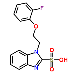 1-[2-(2-Fluorophenoxy)ethyl]-1H-benzimidazole-2-sulfonic acid结构式