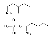 3-methylpentan-1-amine,sulfuric acid Structure