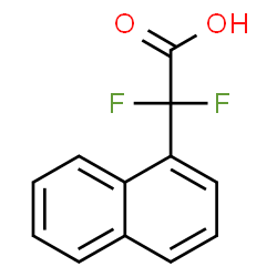 ALPHA,ALPHA-二氟-1-萘乙酸结构式