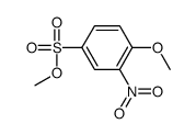methyl 4-methoxy-3-nitrobenzenesulfonate Structure