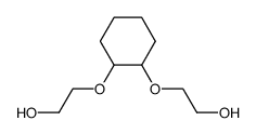 1,2-Bis-(2-hydroxyethoxy)-cyclohexan结构式