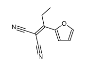 2-[1-(furan-2-yl)propylidene]propanedinitrile Structure