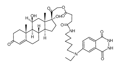 cortisol-aminopentylethylisoluminol conjugate结构式