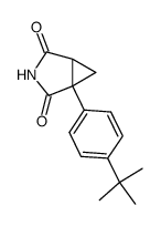 1-(p-tert.-butylphenyl)-1,2-cyclopropanedicarboximide Structure