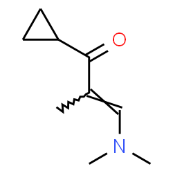 1-Cyclopropyl-3-(dimethylamino)-2-methyl-2-propen-1-one Structure