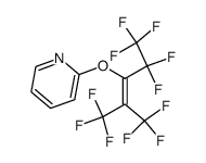 1,1,1,4,4,5,5,5-octafluoro-2-trifluoromethyl-3-(2-pyridyloxy)-2-pentene Structure