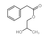 2-Hydroxypropyl phenylacetate Structure