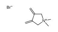 1,1-dimethyl-3,4-dimethylidenepyrrolidin-1-ium,bromide Structure