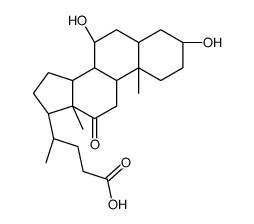 12-Oxo-ursodeoxycholic acid structure