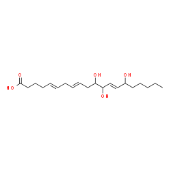 11,12,15-trihydroxyeicosatrienoic acid structure