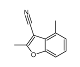 2,4-dimethyl-1-benzofuran-3-carbonitrile结构式