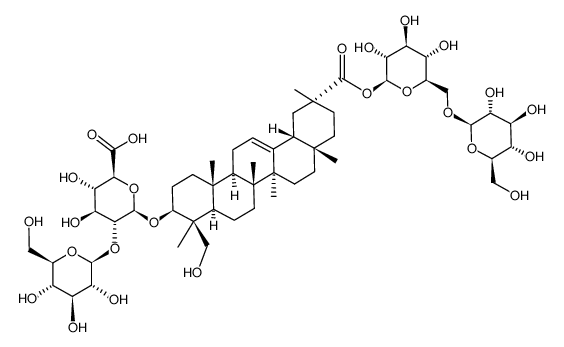 赤豆皂苷VI结构式