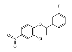 2-chloro-1-[1-(3-fluorophenyl)ethoxy]-4-nitrobenzene Structure