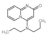 10-(dipropylamino)-1,7-diazabicyclo[4.4.0]deca-2,4,6,9-tetraen-8-one结构式