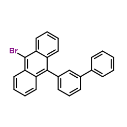 9-([1,1'-联苯]-3-基)-10-溴蒽结构式