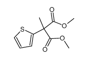 dimethyl α-methyl α-(2-thienyl)malonate结构式