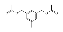 1,3-bis-acetoxymethyl-5-methyl-benzene结构式