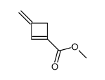 1-Cyclobutene-1-carboxylic acid, 3-methylene-, methyl ester (9CI) Structure