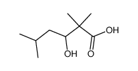 3-hydroxy-2,2,5-trimethyl-hexanoic acid Structure